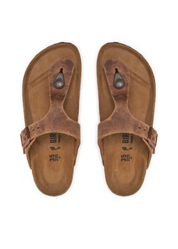 Japonki Birkenstock Gizeh Bs 0943813 Brązowy ze sklepu eobuwie.pl w kategorii Klapki damskie - zdjęcie 187384904