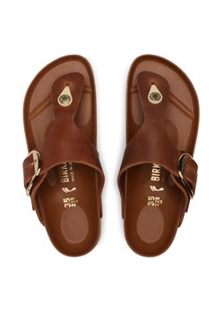 Japonki Birkenstock Gizeh Big Buckle 1018785 Brązowy ze sklepu eobuwie.pl w kategorii Klapki damskie - zdjęcie 187384933