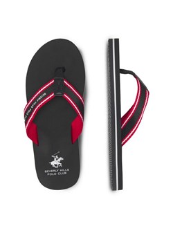 Japonki Beverly Hills Polo Club M-CA23316A Czarny ze sklepu eobuwie.pl w kategorii Klapki męskie - zdjęcie 187384941