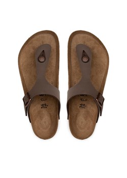 Japonki Birkenstock Gizeh 0043751 Brązowy ze sklepu eobuwie.pl w kategorii Klapki męskie - zdjęcie 187384953