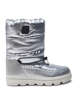 Śniegowce Geox J46HWB 0LVNF C1007 D Szary ze sklepu eobuwie.pl w kategorii Buty zimowe dziecięce - zdjęcie 187384970