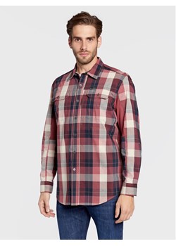 Wrangler Koszula WA5B5R17G 112324306 Bordowy Regular Fit ze sklepu MODIVO w kategorii Koszule męskie - zdjęcie 187385220