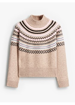 Mohito - Sweter ze wzorem - beżowy ze sklepu Mohito w kategorii Swetry damskie - zdjęcie 187385540
