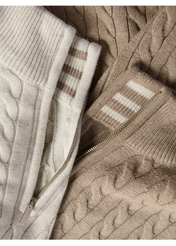 Reserved - Sweter z domieszką wełny - beżowy ze sklepu Reserved w kategorii Swetry męskie - zdjęcie 187385980