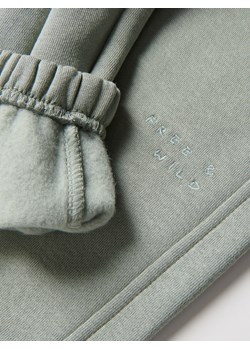 Reserved - Ocieplane spodnie jogger - jasnozielony ze sklepu Reserved w kategorii Spodnie chłopięce - zdjęcie 187386044