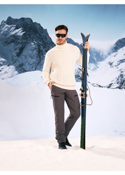 Sinsay - Spodnie z ociepleniem - szary ze sklepu Sinsay w kategorii Spodnie męskie - zdjęcie 187386823