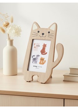 Sinsay - Ramka na zdjęcia z motywem kota - beżowy ze sklepu Sinsay w kategorii Ramki na zdjęcia - zdjęcie 187386861