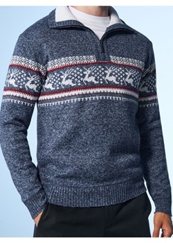 Sinsay - Ocieplany sweter z wysokim kołnierzem - niebieski ze sklepu Sinsay w kategorii Swetry męskie - zdjęcie 187386871