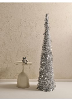 Sinsay - Dekoracja świąteczna w kształcie choinki - srebrny ze sklepu Sinsay w kategorii Dekoracje bożonarodzeniowe - zdjęcie 187386882
