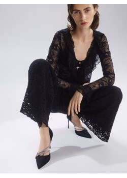 Reserved - Czółenka z ozdobnymi paskami - czarny ze sklepu Reserved w kategorii Czółenka - zdjęcie 187387974