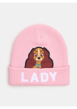 Sinsay - Czapka beanie Lady and the Tramp - różowy ze sklepu Sinsay w kategorii Czapki dziecięce - zdjęcie 187388182