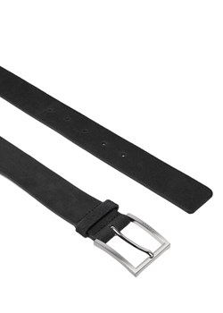 Pasek Męski HUGO 50497455 Czarny ze sklepu eobuwie.pl w kategorii Paski męskie - zdjęcie 187388234