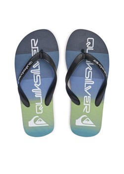 Japonki Quiksilver MOLOKAI STRIPE AQYL101361 XBBG Niebieski ze sklepu eobuwie.pl w kategorii Klapki męskie - zdjęcie 187388244