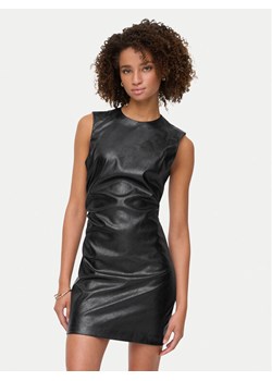 ONLY Sukienka z imitacji skóry Mone 15360231 Czarny Slim Fit ze sklepu MODIVO w kategorii Sukienki - zdjęcie 187388463