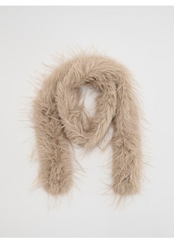 Reserved - Szalik ze sztucznego futerka - brązowy ze sklepu Reserved w kategorii Szaliki i chusty damskie - zdjęcie 187388771