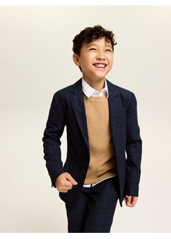 Reserved - Marynarka z wiskozą - granatowy ze sklepu Reserved w kategorii Marynarki i garnitury chłopięce - zdjęcie 187388810