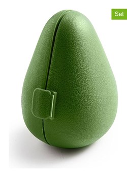 Ibili Pojemniki (2 szt.) w kolorze zielonym na awokado - wys. 12 x Ø 9 cm ze sklepu Limango Polska w kategorii Pojemniki kuchenne - zdjęcie 187388901