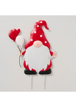 Boltze Dekoracja ogrodowa &quot;August&quot; w kolorze czerwono-białym - wys. 50 cm ze sklepu Limango Polska w kategorii Dekoracje i akcesoria ogrodowe - zdjęcie 187389073