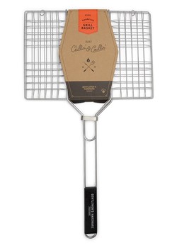 Gentlemen&apos;s Hardware Koszyk grillowy w kolorze srebrno-czarnym - 61 x 34 cm ze sklepu Limango Polska w kategorii Pozostałe wyposażenie ogrodowe - zdjęcie 187389252