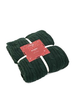 Homla Koc &quot;New Mjolby&quot; w kolorze ciemnozielonym - 170 x 130 cm ze sklepu Limango Polska w kategorii Tekstylia - zdjęcie 187389260