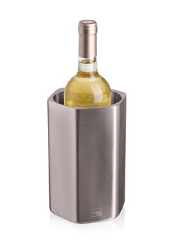 Vacu Vin Schładzacz &quot;Hive&quot; w kolorze srebrnym do wina - 15,4 x 21,5 x 12,2 cm ze sklepu Limango Polska w kategorii Naczynia - zdjęcie 187389290