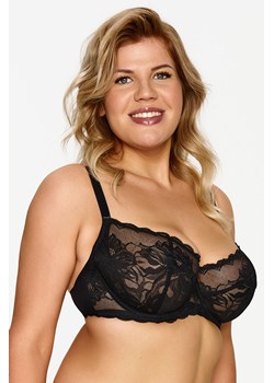 Lupo 2624 BIG biustonosz miękki dla pełniejszego biustu czarny ze sklepu kontri.pl w kategorii Biustonosze - zdjęcie 187389954