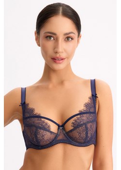 Bella Misteria 64-146 Magiczny Szafir biustonosz miękki koronkowy granatowy ze sklepu kontri.pl w kategorii Biustonosze - zdjęcie 187389964