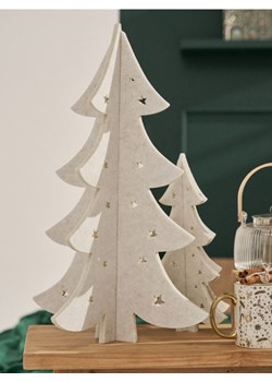 Sinsay - Dekoracja świąteczna 2 pack - kremowy ze sklepu Sinsay w kategorii Dekoracje bożonarodzeniowe - zdjęcie 187390762