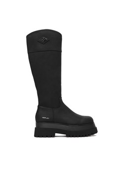 REPLAY Kozaki GWL72.000.C0025S Czarny ze sklepu MODIVO w kategorii Kozaki damskie - zdjęcie 187391184