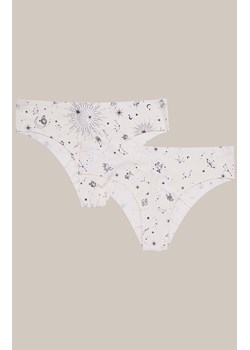 Esotiq 2-pack figi brazylijskie Pie-Pie 42272-K001, Kolor beżowy-wzór, Rozmiar S, Esotiq ze sklepu Primodo w kategorii Majtki damskie - zdjęcie 187391614