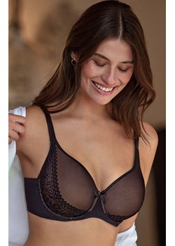 Biustonosz miękki bez wypełnienia na fiszbinach czarny RITA, Kolor czarny, Rozmiar 100C, Selene ze sklepu Primodo w kategorii Biustonosze - zdjęcie 187391670