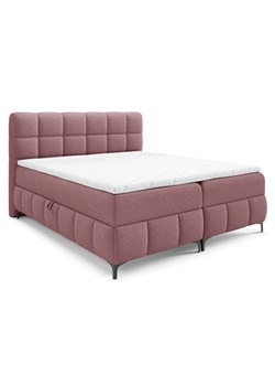 Różowe pikowane łóżko kontynentalne 5 rozmiarów M1-F16 ze sklepu Edinos.pl w kategorii Łóżka i materace - zdjęcie 187392284