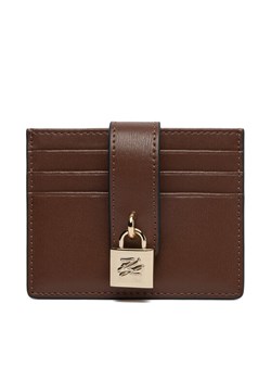KARL LAGERFELD Etui na karty kredytowe B1W32025 Brązowy ze sklepu MODIVO w kategorii Etui - zdjęcie 187393094
