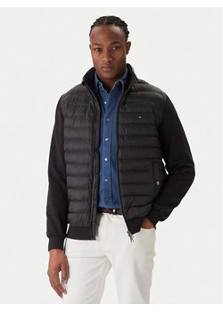 Tommy Hilfiger Kurtka przejściowa Mix Media Ess MW0MW41329 Czarny Regular Fit ze sklepu MODIVO w kategorii Kurtki męskie - zdjęcie 187393102