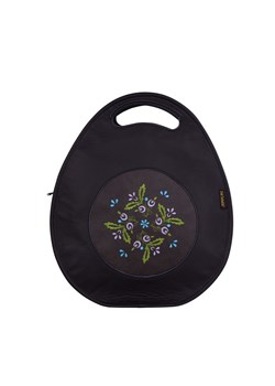 czarna torebka damska skórzana  z funkcją plecaka  Jagoda ze sklepu Słoń Torbalski w kategorii Torby Shopper bag - zdjęcie 187393534