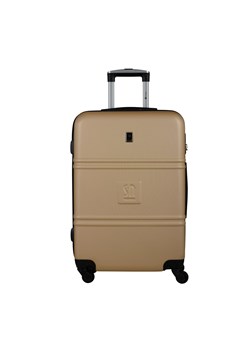 beżowa walizka średnia  Art Class Collection 64 cm ze sklepu Słoń Torbalski w kategorii Walizki - zdjęcie 187393543