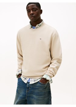 Tommy Jeans Bluza męska Mężczyźni Bawełna piaskowy jednolity ze sklepu vangraaf w kategorii Bluzy męskie - zdjęcie 187393684