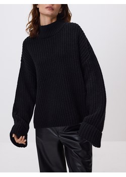 Reserved - Sweter z wełną - czarny ze sklepu Reserved w kategorii Swetry damskie - zdjęcie 187394772