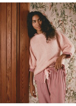Reserved - Sweter z wełną - pastelowy róż ze sklepu Reserved w kategorii Swetry damskie - zdjęcie 187394840