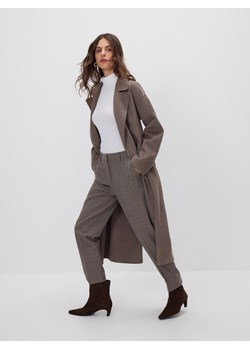 Reserved - Spodnie cygaretki w kratę - wielobarwny ze sklepu Reserved w kategorii Spodnie damskie - zdjęcie 187395004