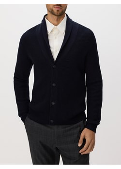 Reserved - Kardigan z wełną - granatowy ze sklepu Reserved w kategorii Swetry męskie - zdjęcie 187395091