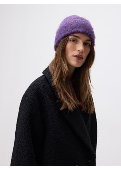 Reserved - Czapka beanie - fioletowy ze sklepu Reserved w kategorii Czapki zimowe damskie - zdjęcie 187395382
