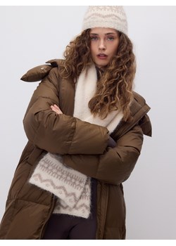 Reserved - Wzorzysta czapka beanie - kremowy ze sklepu Reserved w kategorii Czapki zimowe damskie - zdjęcie 187395543