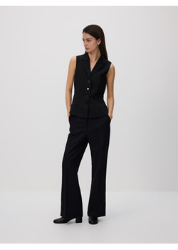 Reserved - Spodnie z rozcięciami - czarny ze sklepu Reserved w kategorii Spodnie damskie - zdjęcie 187395801
