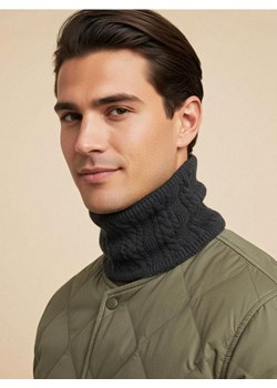 Sinsay - Komin z ocieplanym futerkiem - czarny ze sklepu Sinsay w kategorii Szaliki męskie - zdjęcie 187396732