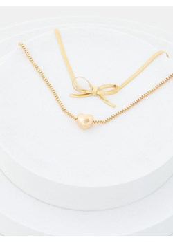 Sinsay - Bransoletki z błyszczącym wykończeniem 2 pack - złoty ze sklepu Sinsay w kategorii Bransoletki - zdjęcie 187396753