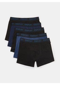 Sinsay - Bokserki Long 5 pack - granatowy ze sklepu Sinsay w kategorii Majtki męskie - zdjęcie 187396804