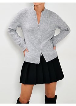 Sinsay - Rozpinany sweter - szary ze sklepu Sinsay w kategorii Swetry damskie - zdjęcie 187396834