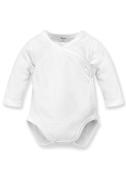 Body z długim rękawem niemowlęce białe rozpinane Lovely Day Pinokio ze sklepu lenaodniemowlakadoszkolniaka.pl w kategorii Body niemowlęce - zdjęcie 187397944