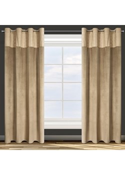 ZASŁONA GOTOWA D91 AGNES 140 X 250 CM BEŻOWY ze sklepu lenaodniemowlakadoszkolniaka.pl w kategorii Zasłony - zdjęcie 187398443